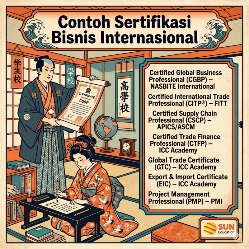 contoh sertifikasi jurusan bisnis internasional